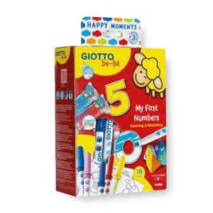 Giotto Bebè My First Numbers - Kit Creativo e Didattico per Bambini | Impara i Numeri Giocando