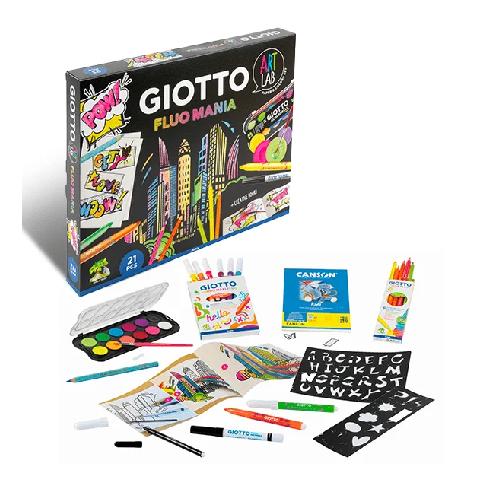 GIOTTO ART LAB FLUO MANIA 21PZ