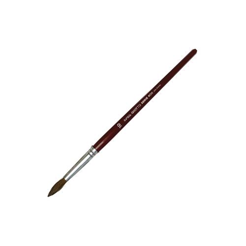 Giotto Pennello Serie 400 N.10 – Punta Tonda in Pelo di Pony per Acquarello e Tempera