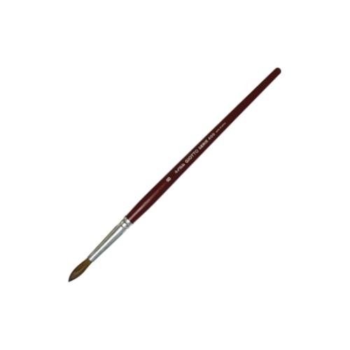 Giotto Pennello Serie 400 N.8 – Punta Tonda in Pelo di Pony per Acquarello e Tempera