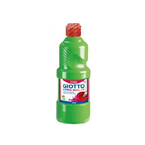 Giotto Tempera Pronta Flacone 500 ml Verde Cinabro – Colore Coprente e Lavabile