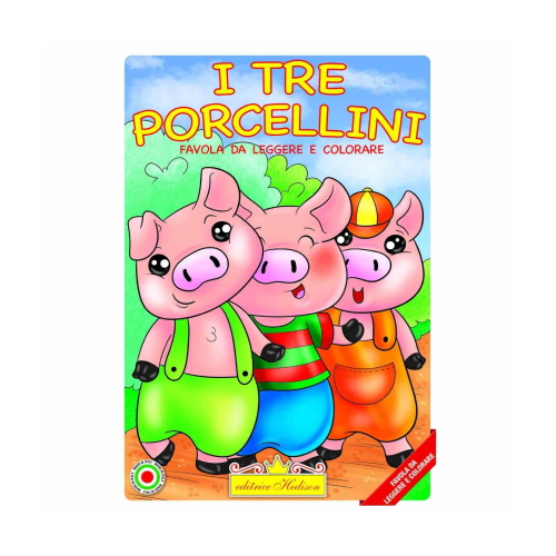 I Tre Porcellini Favola Da Leggere E Colorare