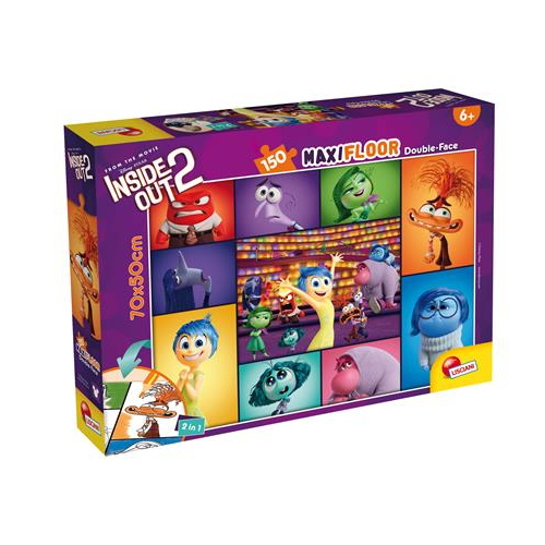 Inside Out 2 -  Maxi Floor Double Face Puzzle 150 Pezzi