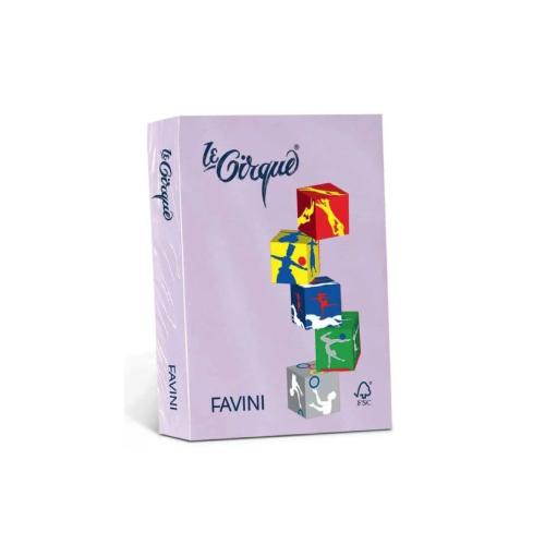 Risma A4 Favini Le Cirque Lilla 160 gr 250 fogli carta colorata per stampa e creatività