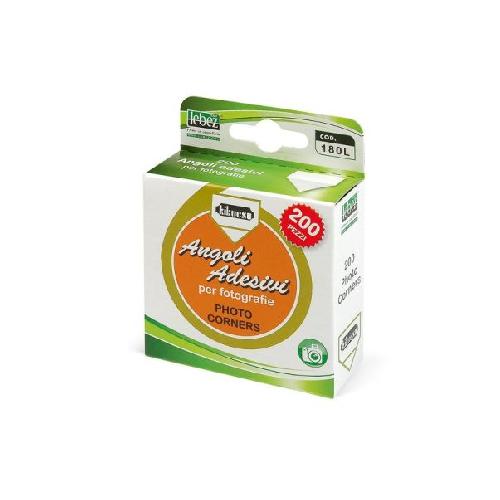 Angoli per Foto Kikuesu Autoadesivi Lebez – 200 Pezzi, Accessorio per Album Fotografici