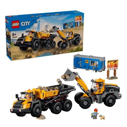 Lego City - Camion Ribaltabile E Pala Meccanica