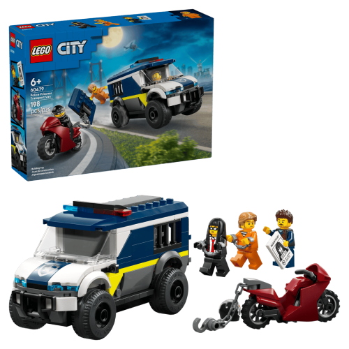 Lego City - Van Della Polizia Per Il Trasporto Di Prigionieri