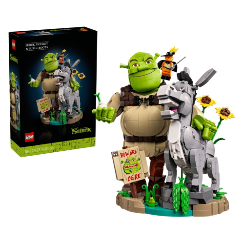 Lego Classic - Shrek, Ciuchino e Gatto con gli Stivali