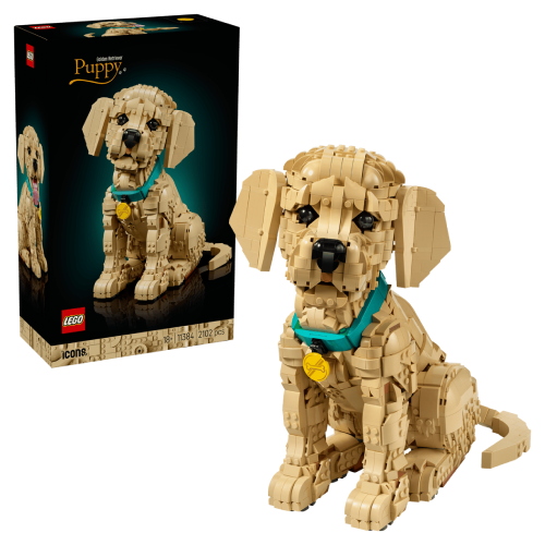 Lego Icons - Cucciolo di Golden Retriever