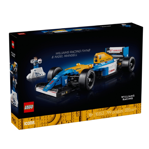Lego Icons - Williams Racing FW14B con Nigel Mansell