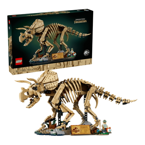 Lego Jurassic World - Fossili di dinosauro: Triceratopo