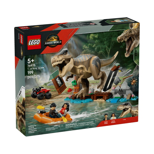 Lego Jurassic World - Fuga sul fiume dal T-Rex