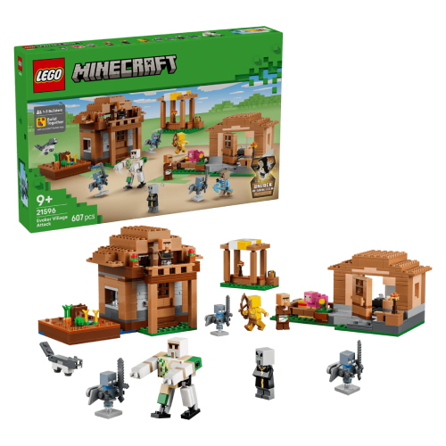 Lego Minecraft - L'Attacco del Mago al Villaggio