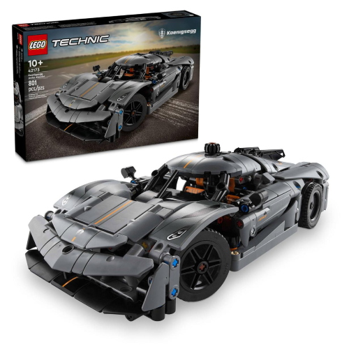 Lego Technic - Hypercar Koenigsegg Jesko Absolut in grigio
