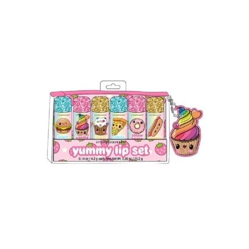 Yummy Lip Set Tri-Coastal – Set Balsami Labbra Idratanti, Cura Labbra Protettiva