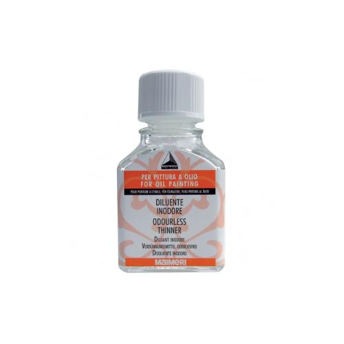 Maimeri Diluente Inodore 75 ml per pittura a olio | Solvente inodore per colori ad olio professionale