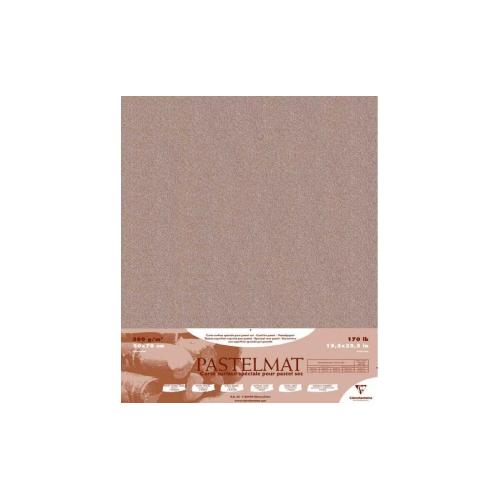 Pastelmat Foglio Singolo 50x70 cm – Carta per Disegno Marrone