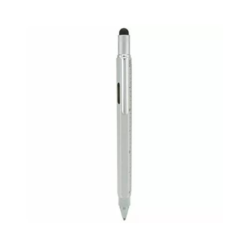 Penna Multifunzione 9 Funzioni Silver – Caimi, Gadget Pratico ed Elegante