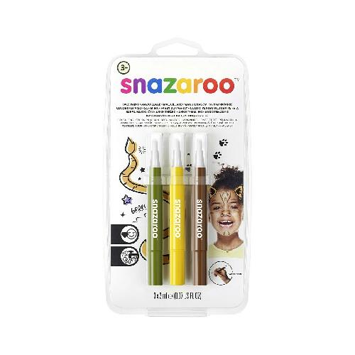 Colori per truccare il viso pennarelli a pennello “Giungla” | Make-up bambini
