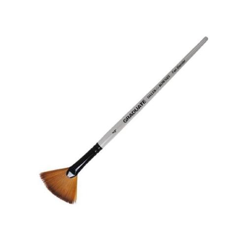 Pennello sintetico Graduate ventaglio manico corto n.4 | Pennello a ventaglio per texture, effetti e sfumature artistiche