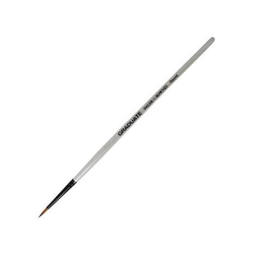 Pennello sintetico Graduate tondo-piatto manico corto n.10 | Pennello versatile per stesure uniformi e dettagli morbidi