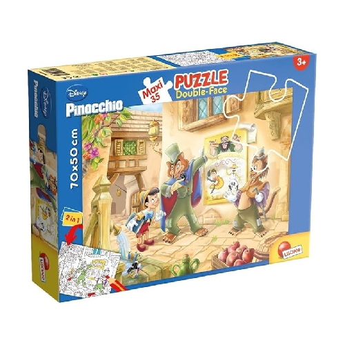 Pinocchio - Maxi Puzzle Double Face 35 Pezzi