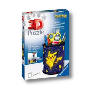 Pokémon - Ravensburger Puzzle 3D Portapenne 54 Pezzi con Design Pikachu