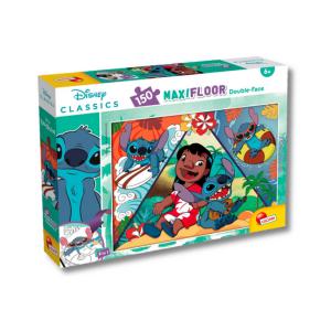 Lilo & Stitch - Clementoni Puzzle MaxiFloor Double Face 150 Pezzi