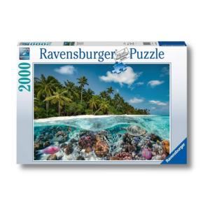 Un Tuffo alle Maldive - Ravensburger Puzzle 2000 Pezzi