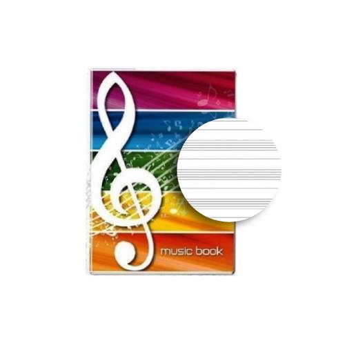 Quaderno Pentagramma Maxi Musica Blasetti 21x29,7 cm 16+1 Fogli 100gr