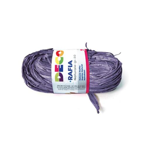 Rafia Naturale Lavanda 50 g per Confezioni Regalo, Decorazioni e Lavori Creativi