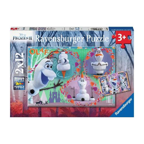 PUZZLE 2X12 PZ "FROZEN 2 OLAF"