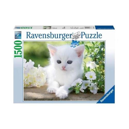 PUZZLE 1500 PZ "GATTINO BIANCO"