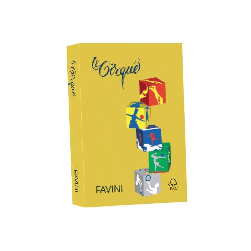 Carta A4 80 gr "Le Cirque" Favini Giallo Solare 500 Fogli