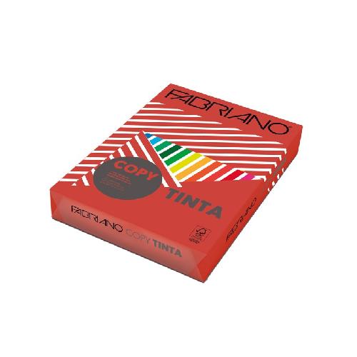 Risma Carta Copytinta A3 Fabriano 80 g – 250 Fogli Rosso per Stampa e Progetti Creativi