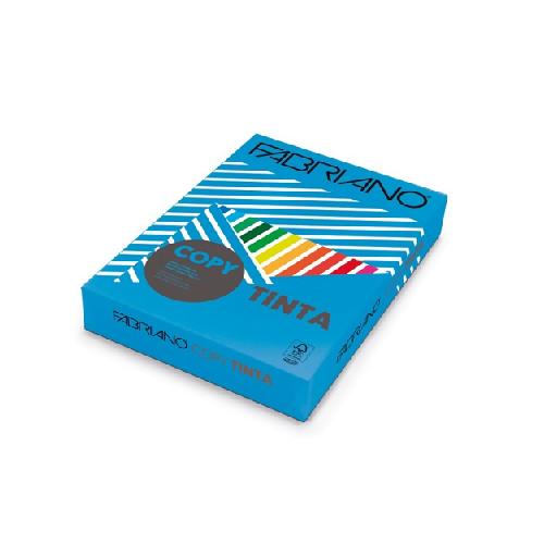 Risma A4 Fabriano Copytinta Azzurro 200 gr 100 fogli carta colorata per stampa e creatività