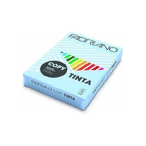Risma A4 Fabriano Copytinta Celeste 200 gr 100 fogli carta colorata per stampa e creatività
