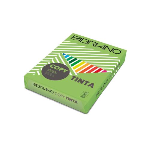 Risma A4 Fabriano Copytinta Verde Pisello 200 gr 100 fogli carta colorata per stampa e creatività