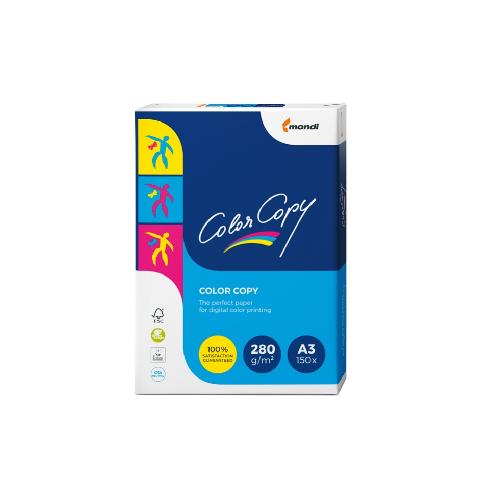 Risma Carta A3 Bianca 280 g – 150 Fogli Color Copy per Stampa e Progetti Professionali