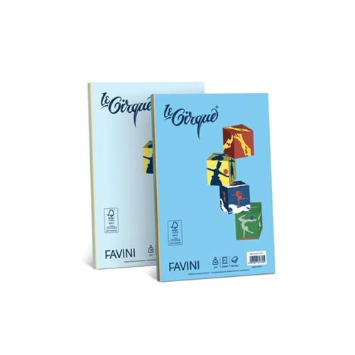 Risma A4 Favini Le Cirque Colori Tenui 160 g – Carta Colorata Naturale FSC da 100 Fogli