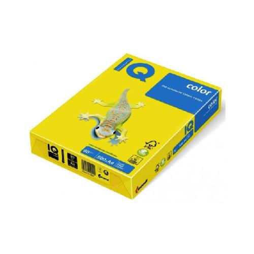 Risma A4 Giallo Fluo 80 gr 500 fogli carta colorata per stampa e creatività