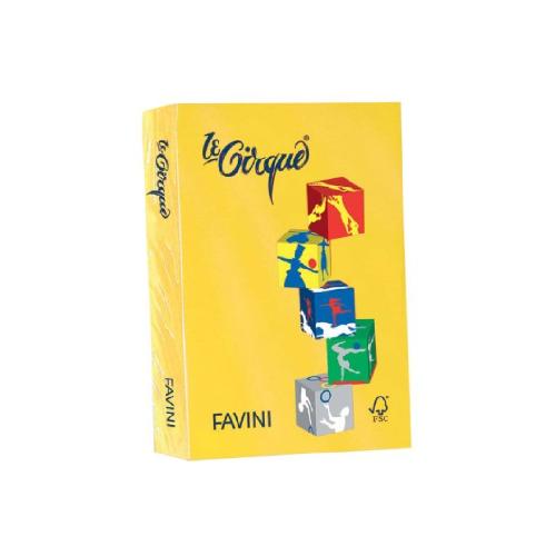 Carta A3 80 gr "Le Cirque" Favini Giallo Zolfo 500 Fogli