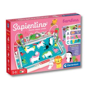 Sapientino Spinotti Bambina, Clementoni - Gioco Educativo Parlante per Imparare Divertendosi | Età 3+