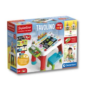 Clementoni Tavolino Cresci con Me - Tavolo Gioco Educativo e Interattivo per Bambini 1+ Anno