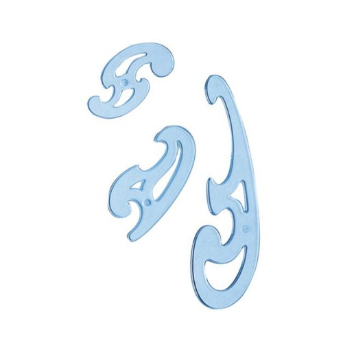 Curvilinee Andromeda 13-16-32 cm Set da 3 Pezzi