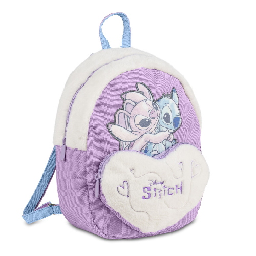 Zaino Tempo Libero 23x30x12 Lilo & Stitch Happy Fluff