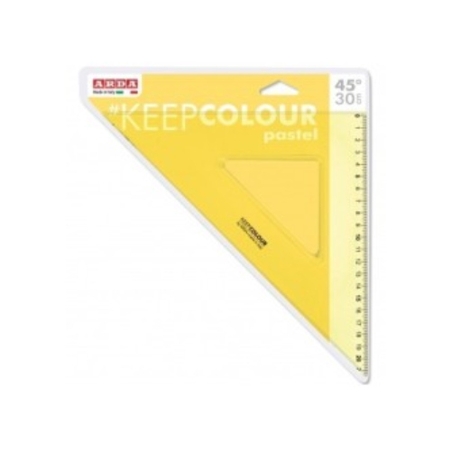 Squadra 45° - 30 CM Serie Keep Colour Pastel