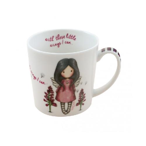 Tazza Gorjuss Large Mug "Little Wings" – Santoro London, Mug Ceramica da Collezione