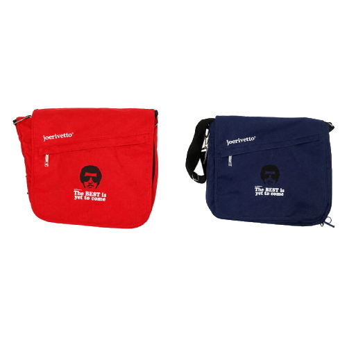 Messenger Bag Classic Joe Rivetto Blu O Rossa