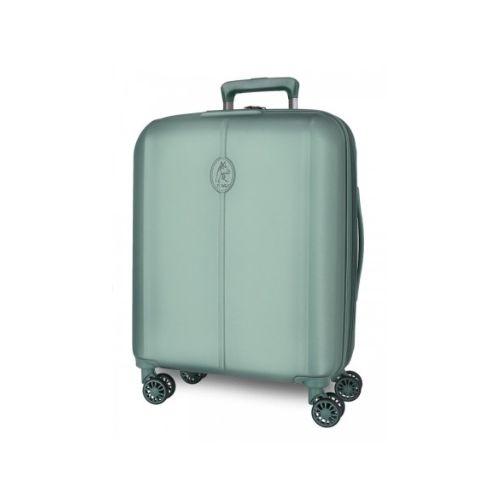 Trolley ABS 4 Ruote Mod. Vera – Colore Verde, 41x20x55 cm
